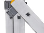 Kopėčios HERVIN EQUIPMENT, aliuminės, universalios, dvipusės, ištraukiamos, 3x8 pakopų, 2200-4090 mm, AC0308A