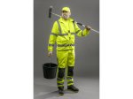 Kepurė HOGERT TECHNIK EGER, su snapeliu, gero matomumo, geltonos spalvos, universalus dydis 57–61 cm