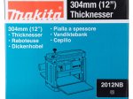 Reismusinės obliavimo staklės MAKITA 2012NB, galia 1650 W