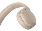 Ausinės SONY WH-CH520, belaidės ausinės, smėlio spalvos sp.