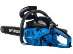 Benzininis grandininis pjūklas HYUNDAI X4118, variklis 41 cm3, 2,0 kW, pjovimo juosta 45 cm, svoris 4,5 kg