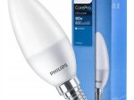 LED lempa PHILIPS, 7W (=60W), E14 B38 žvakė, 220-240V, 4000K, 806 lm, matinė