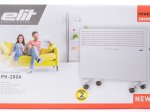 Elektrinis šildytuvas ELIT PH-200A, aliuminis šildymo elementas
