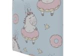 Sienų plokštė PUFFIN Kids Pk, spl. Print Unicorn, 300x300x37 mm, dekoratyvinė, tekstilinė