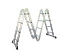 Kopėčios HERVIN EQUIPMENT, aliuminės, daugiafunkcės, 4x4 pakopų, 2240-4610 mm, AM0216A