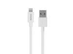 Įkrovimo laidas DELTACO IPLH-401, USB-A -Lightning, Mfi, Apple C189, 1 m, baltos sp.