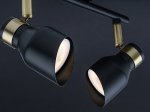 Kryptinis šviestuvas RABALUX Lilou 73048, GU10 2x MAX 25W, skermuo 55 mm, IP20, 230V, 50Hz, aukso sp.