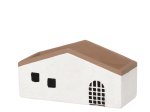 Lauko vazonas 4Living NAMAS, baltos sp., 24,5 x 10 x 12 cm.