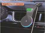 Belaidis automobilinis telefono įkroviklis su magnetiniu laikikliu ALBURNUS, 15W, 2A, juodos spalvos, 