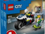 Konstruktorius LEGO City, policijos motociklo gaudynės