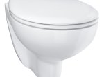 Klozetas GROHE BAU CERAMIC, pakabinamas, berėmis, lėtai nusileidžiantis dangtis su greito nuėmimo f-ja, baltas, 39351000