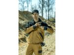 Švarkas HOGERT WORKWEAR Edgar, 97% medvilnė, 3% elastanas, smėlio spalva, XL (54) dydis, CE