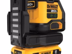 Kryžminis lazerinis nivelyras DEWALT DCLE34021D1-QW, 18 V, komplekte 1x2,0 Ah akumuliatoriai ir kroviklis