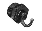 Kabliukas RUSTICLINE, 3/4", RT-76, juodos sp., 2 vnt.