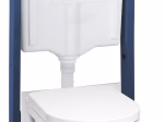 Klozeto komplektas GROHE SEREL SOLIDO, kompl. potinkinis rėmas, "Serel" klozetas su lėtai nusileidžiančiu dangčiu, mygtukas "Fresh" ir garso izoliacijos tarpinė, 39468000