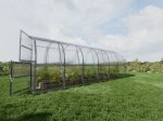 Šiltnamis BALTIC LT, 18 m2, 4 mm polikarbontinė danga, 3 x 6 m, arkos formos