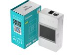 Išmanusis valdiklis su temperatūros bei drėgmės steb. SONOFF, Th Elite Thr320D, ant DIN bėgelio, valdomas programėle, su ekranu, 230V ~50-60Hz 20A, darbinė temp. -10°C~40°C