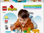 Konstruktorius LEGO DUPLO Town, laukinių gyvūnų šeimos: pingvinai ir liūtai