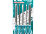 Dildžių rinkinys TOTAL, metalui, 5 vnt., THT918516