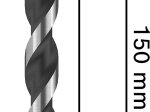 Universalus grąžtas BOSCH PRO, šešiakampiu kotu, 6 x 100 x 150 mm