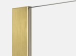 Dušo sienelė HARMONY Tempt Gold HAR-0350, 90 x 200 cm,  matinio aukso profilis, skaidrus grūdintas stiklas 8 mm