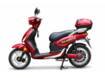 Elektrinis motoroleris EKOMOTO SKY, raudonas, 20 Ah ličio baterija