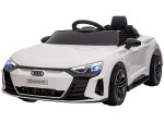 Vaikiškas elektromobilis HOMCOM, 370-220V90WT, Audi e-tron, baltos sp., 12V 4.5Ah baterija, 3-5 km/val, 103x58x41 cm, 3-5 metų vaikams, A662160056