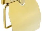 Tualetinio popieriaus laikiklis BA-DE Nero Gold, pakabinamas, uždaras, aukso spalvos, CKG-7819 84