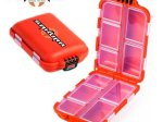 Dėžė SAKURA NANO BOX 2, žvejybai, 9,5x6,5x3 cm, raudonos spalvos