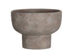Keraminis lauko vazonas 4Living Iraklion, pilkos sp., 32 x 32 x 23,5 cm.