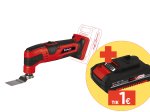 Akumuliatorinis daugiafunkcinis įrankis EINHELL TC-MG 18 Li, Solo, 18 V, Li-ion, svoris 0,88 kg, be akumuliatoriaus