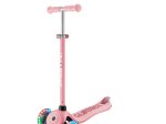 Paspirtukas GLOBBER Go Up Sporty Lights V2, pastelinis rožinis, apkrova iki 20kg