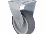 Ratukas WALTECO, diametras 75 mm, su plokštele, fiksuotas, apkrova 60 kg