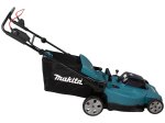 Akumuliatorinė vejapjovė MAKITA DLM538PG2, 2 x 18 V, pjovimo plotis 53 cm, 70 l krepšys, 4 in 1, svoris 25,5 kg, bešepetėlis variklis, 2 X 6,0 Ah akumuliatoriai ir DC18RD pakrovėjas