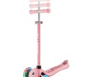 Paspirtukas GLOBBER Go Up Sporty Lights V2, pastelinis rožinis, apkrova iki 20kg
