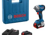 Akumuliatorinis veržliasukis BOSCH Professional GDS 18 V-350, 18 V, komplekte 2 x 4,0 Ah akumuliatoriai ir kroviklis, 06019M5021