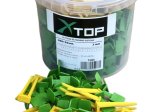 Plytelių išlyginimo sistema XTOP, 2 mm, inkarų 300 vnt, pleištų 50 vnt., plytelių aukštis 5-14mm 