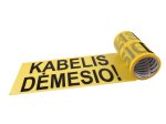 Įspėjamoji juosta SPECIALIST+ „DĖMESIO KABELIS“, 200 mm x 250 m