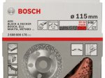 Šlifavimo diskas BOSCH, d=115 mm, grubus, lenktas