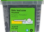 Montavimo sraigtai ESSVE, 4,2 x 13 mm, fosfatuoti, 1000 vnt.