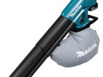 Akumuliatorinis pūstuvas - siurblys MAKITA DUB187T002, 18 V, maks. oro srautas 4,2 m³/min, bešepetėlis variklis, svoris 3,7 kg, 25 l maišas, komplekte 5,0 Ah akumuliatorius ir DC18RC pakrovėjas