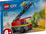 Konstruktorius LEGO City, ugniagesių automobilis su kopėčiomis