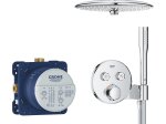 Potinkinė dušo sistema GROHE PRECISION SMARTCONTROL, su termostatu, Vitalio Joy 260mm lietaus galva ir Vitalio Get dušeliu, chromo spalva, 34878000