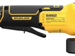 Akumuliatorinis kampinis šlifuoklis DEWALT DCG416VSN-XJ, 18 V, 125 mm, reguliuojamos apsukos, be akumuliatorių ir kroviklio