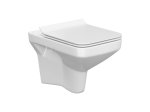 Klozetas CERSANIT Como New Clean On, pakabinamas, su plonu, lėtai nusileidžiančiu dangčiu, Lenkija. SZCZ1001661773