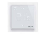 Termostatas DEVIREG Smart WiFi, 6A, su patalpos ir grindų temperatūros jutikliu (+5...+45 °C), baltas, eletriniam ir vandeniniam šildymui, 140F1141