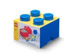 Daiktadėžė kaladėlė LEGO, 25 x 18 x 25 cm, mėlynos sp.