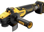 Akumuliatorinis kampinis šlifuoklis DEWALT DCG416VSN-XJ, 18 V, 125 mm, reguliuojamos apsukos, be akumuliatorių ir kroviklio