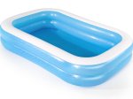 Baseinas BESTWAY, pripučiamas, stačiakampio formos, 778 l, spl. žydra, 2.62m x 1.75m x 51cm, 54006