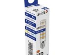 LED lempa AVIDE, 4,2W (=39W), E14 JD, CW, 6400K, 220-240V, 450 lm, 220°, 25.000 val